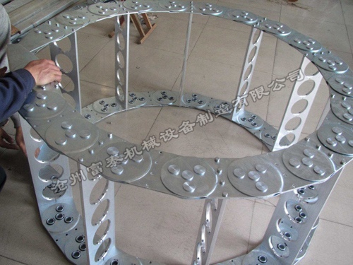 桥式机床工程钢铝拖链